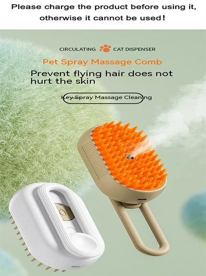 Pet Spray Massage Brush