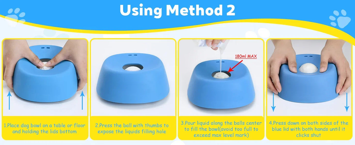 Anti-Choking Slow Feeder Dog Bowl