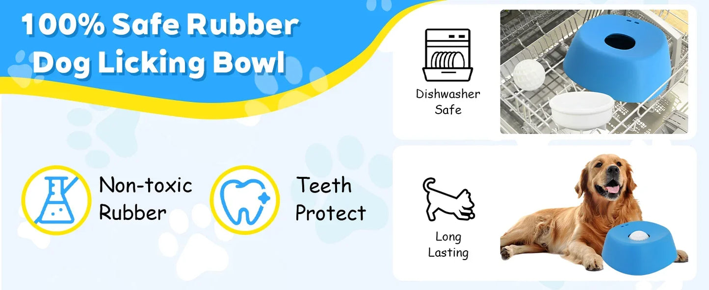 Anti-Choking Slow Feeder Dog Bowl