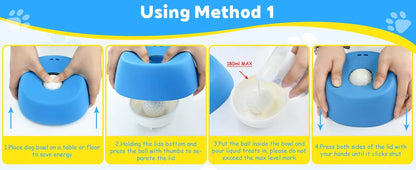 Anti-Choking Slow Feeder Dog Bowl