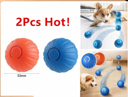 2Pcs Smart Dog Toy Ball