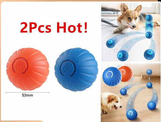 2Pcs Smart Dog Toy Ball